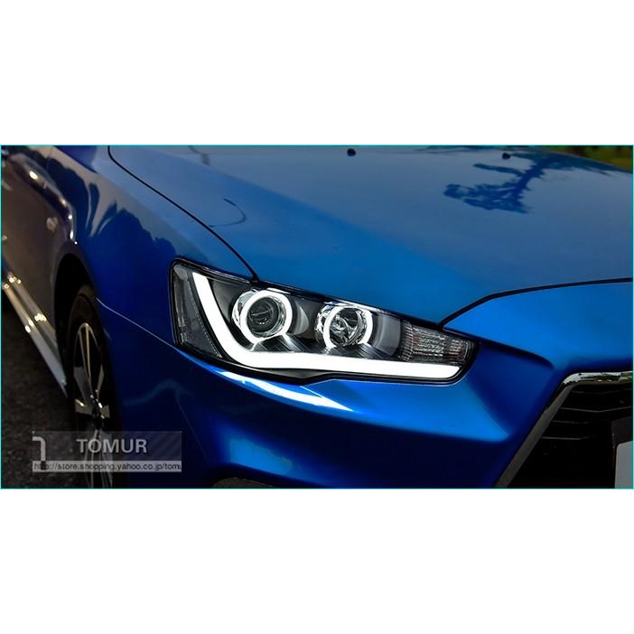 2連イカリング 右ハンドル光軸 ランサーエボリューションX LED ヘッド
