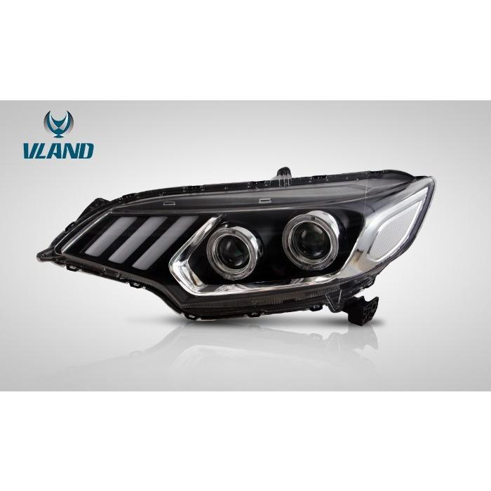 ホンダFIT　ge系イカリングヘッドライト左右セット＆運転席側のみのヘッドライト イカリング 流れるウインカー フィット GK LED ヘッドライト 国内仕様