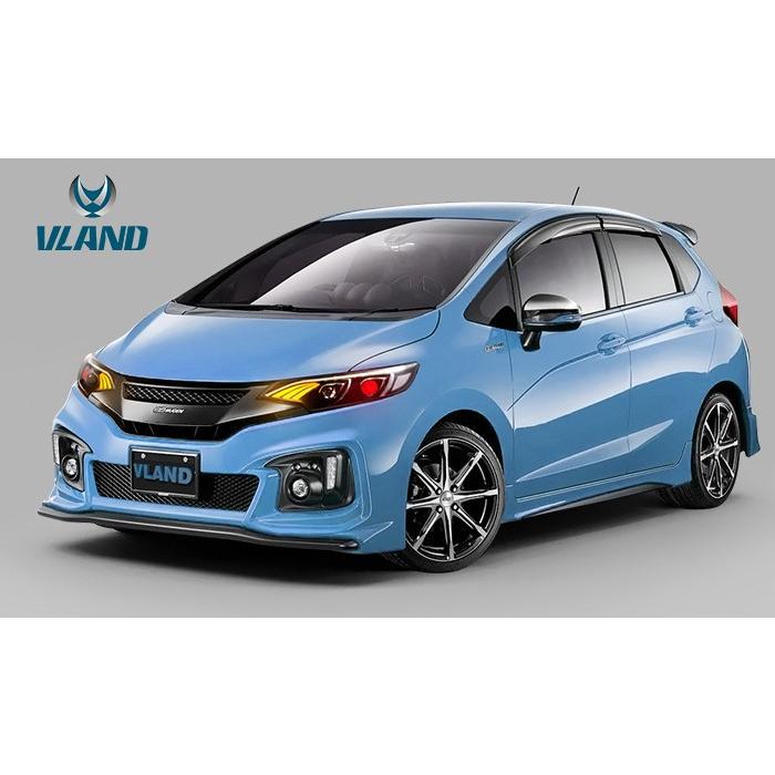 流れるウインカー フィット Fit Gk Led ヘッドライト 国内カットライン Gk3 4 5 6型 13年 プロジェクター ドレスアップ Head008 Vland Lamp 通販 Yahoo ショッピング