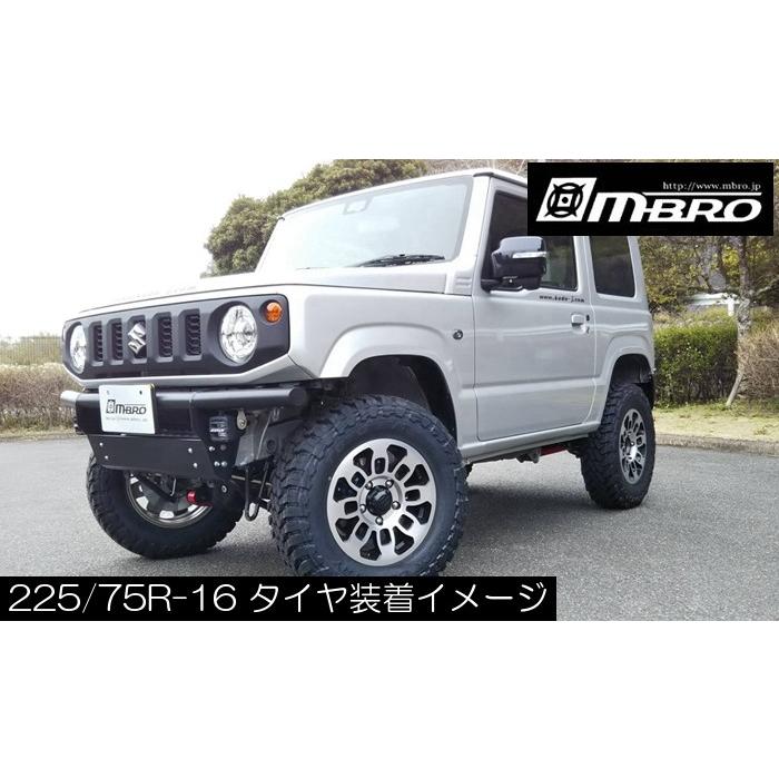 トッピ　JB64ホイール③ 即納 mBRO 新作ホイール ジムニー JB64W マッドサンダー MUD