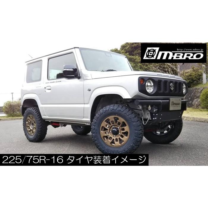 即納 mBRO 新作ホイール ジムニー JB64W マッドサンダー MUD THUNDER