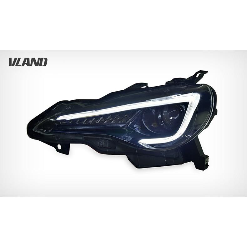 VLAND VLAND 86 ロービームにイエロー発光LEDバルブ付属 流れる