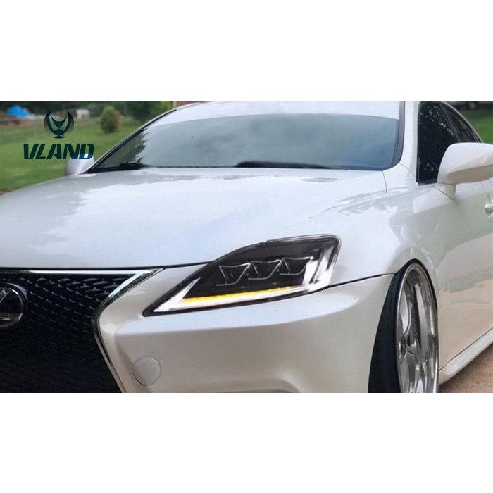 流れるウィンカー Lポジション レクサス IS250 IS350 30系仕様 ヘッド