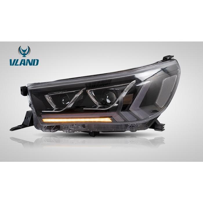 Vland LampVLAND ハイラックス GUN125 ヘッドライト 流れる