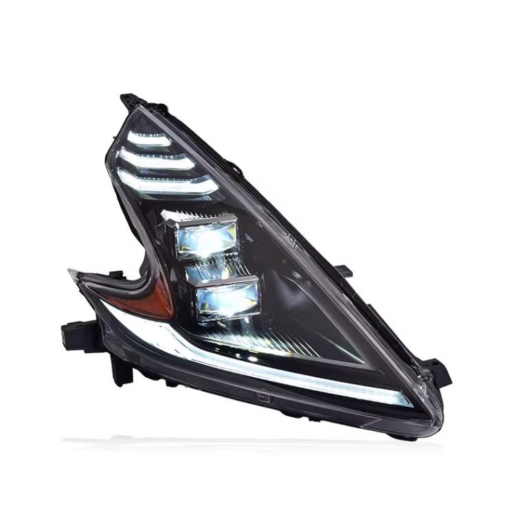 VLAND フェアレディZ ヘッドライト Z34 流れるウインカー ディミング