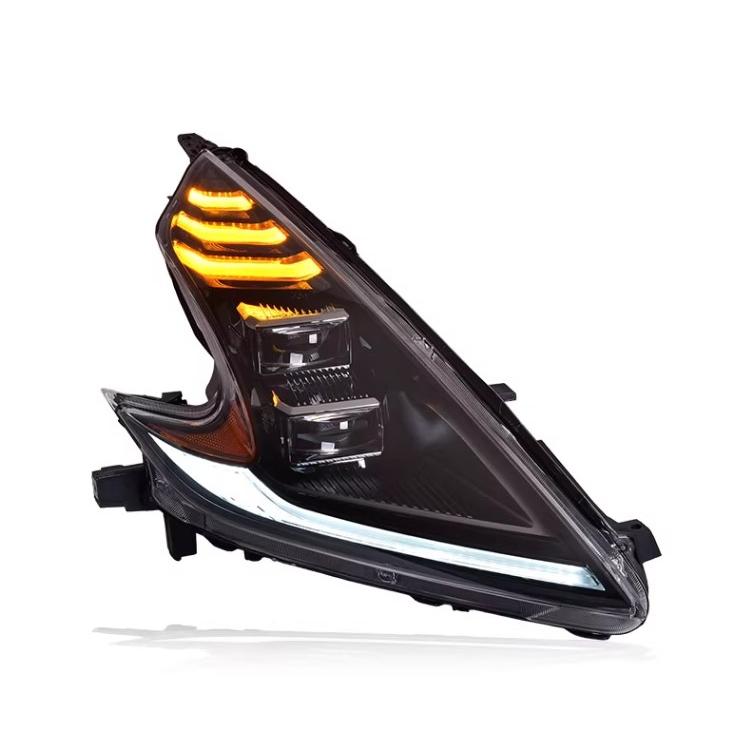 VLAND フェアレディZ ヘッドライト Z34 流れるウインカー ディミング