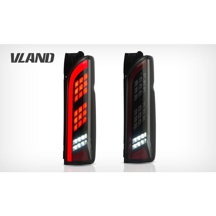 VLAND 流れるウインカー 200系 1型-7型対応 ハイエース レジアスエース テールランプ 標準/ワイド