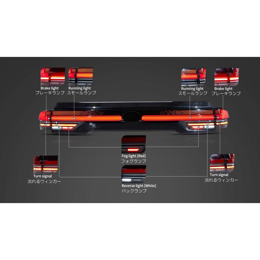 ランドクルーザー VLAND 300系 ランドクルーザー300 LEDテールランプ