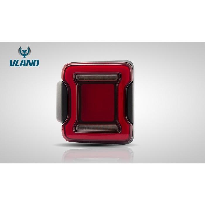 VLAND ジープ ラングラー JL用 LEDテールランプ 流れるウィンカー Jeep（ジープ） VLAND ラングラー JL用 LEDテールランプ 流れる