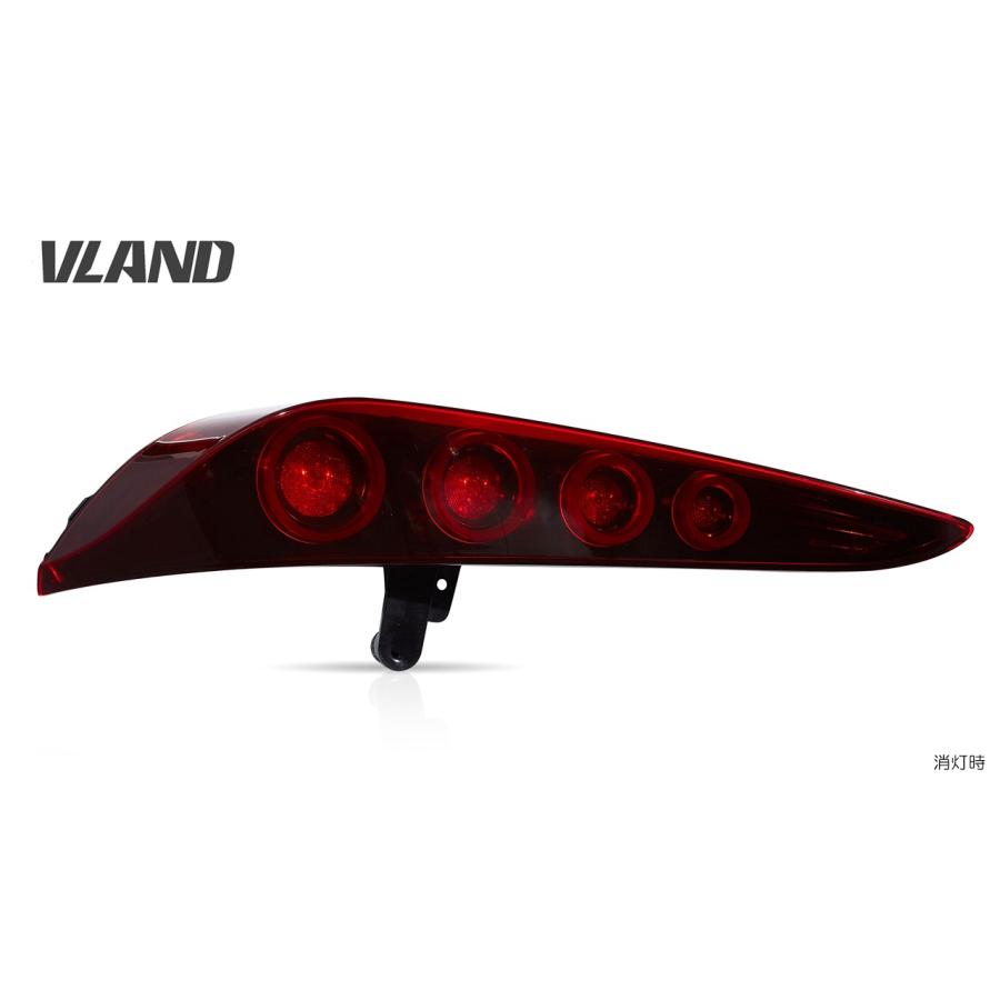 VLAND A90/91 GRスープラ LEDテールランプ 流れるウインカー オープニング機能搭載切替可能 カスタム ドレスアップ シーケンシャルの画像