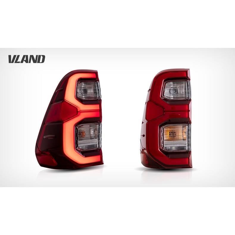 VLAND ハイラックス GUN125 LEDテールランプ 後期純正仕様 レッド スモークテール リアフォグ無 純正交換 社外品 カスタム  ドレスアップ :YAB-VG-2052:Vland Lamp - 通販 - Yahoo!ショッピング