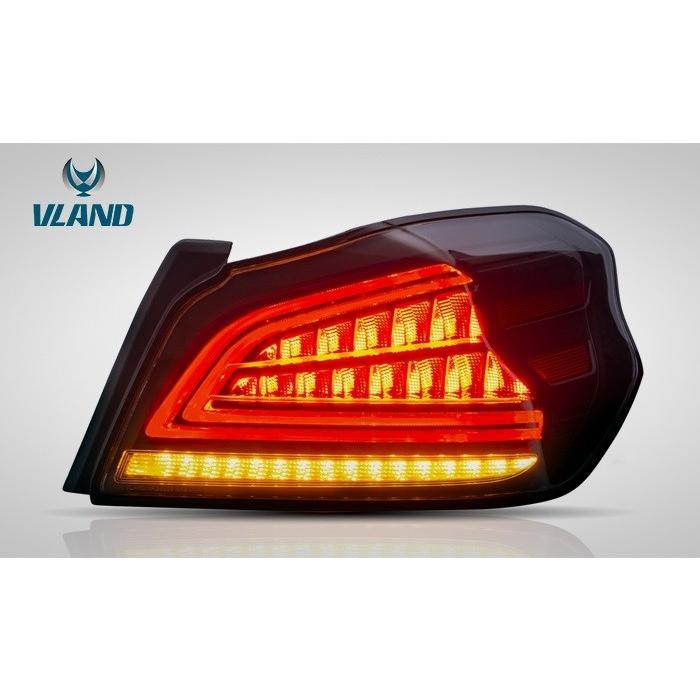VLAND スバル WRX STI S4 VAB VAG LED テールランプ 流れる VLAND スバル WRX STI S4 VAB VAG LED テールランプ 流れる