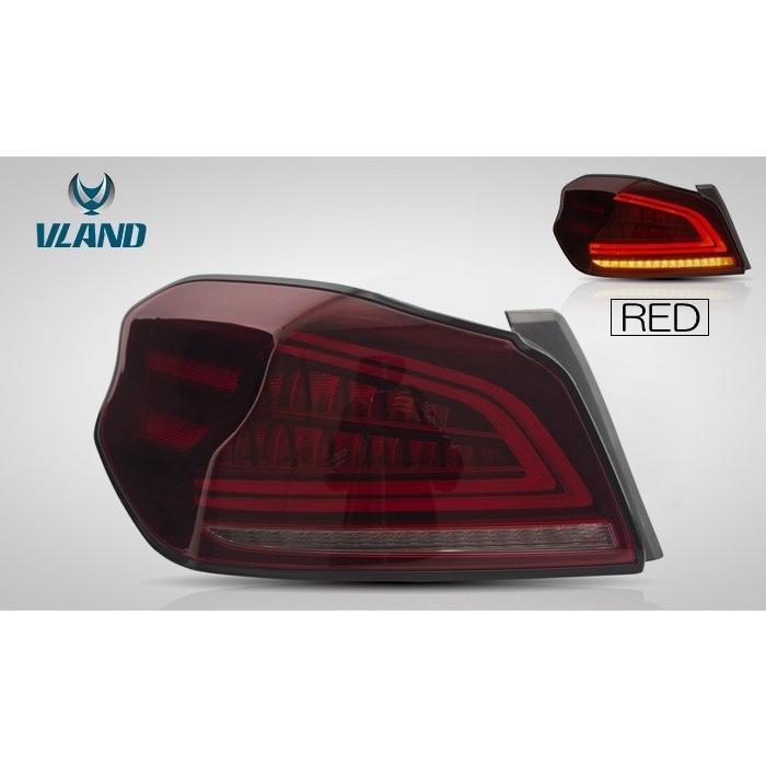 VLAND スバル WRX STI S4 VAB VAG LED テールランプ 流れる VLAND スバル WRX STI S4 VAB VAG LED テールランプ 流れる