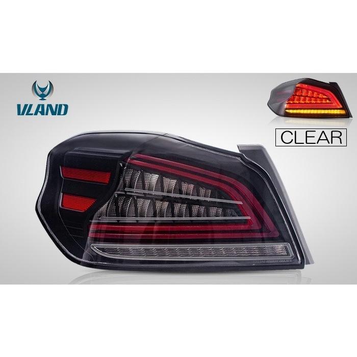 VLAND スバル WRX STI S4 VAB VAG LED テールランプ 流れる VLAND スバル WRX STI S4 VAB VAG LED テールランプ 流れる