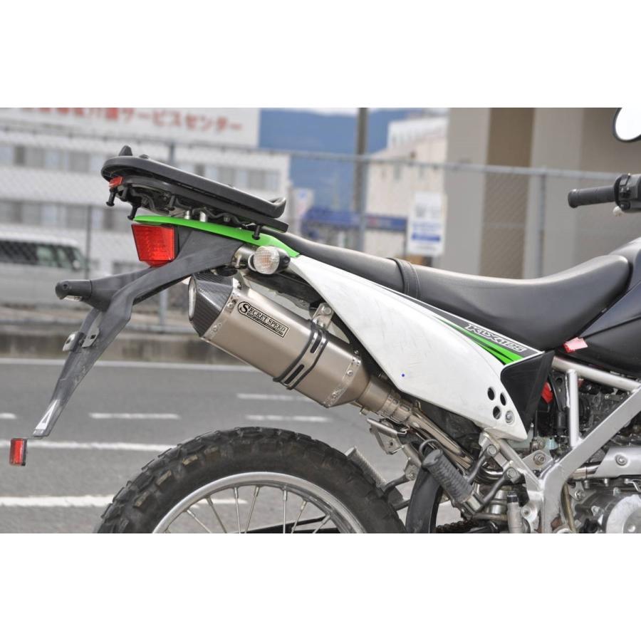 SECRET SPEED★カワサキ KLX125.150 Dトラッカー125.150 全年式　スリップオンマフラー ドライカーボン　モタード　 KAWASAKI