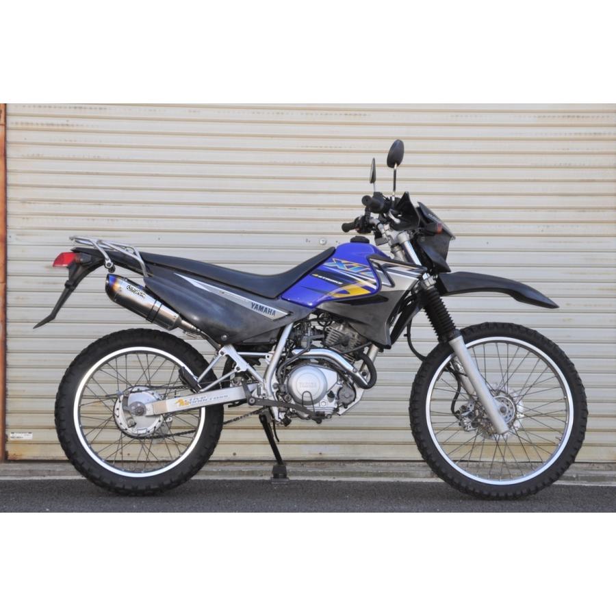 SECRET SPEED☆ヤマハ XTZ125 スリップオンマフラー ブルー SECRET SPEED☆ヤマハ XTZ125 スリップオンマフラー ブルー