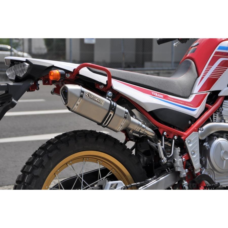 SECRET SPEED★ヤマハ セロー250 XT250X スリップオンマフラー ソリッド サイレンサー YAMAHA モタード オフ車 serow  異形 バイクマフラー