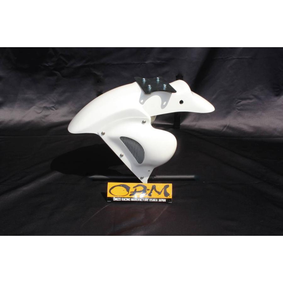 ORM製 ホンダ VT250F MC08 フロント エアロダクトフェンダー FRP 白