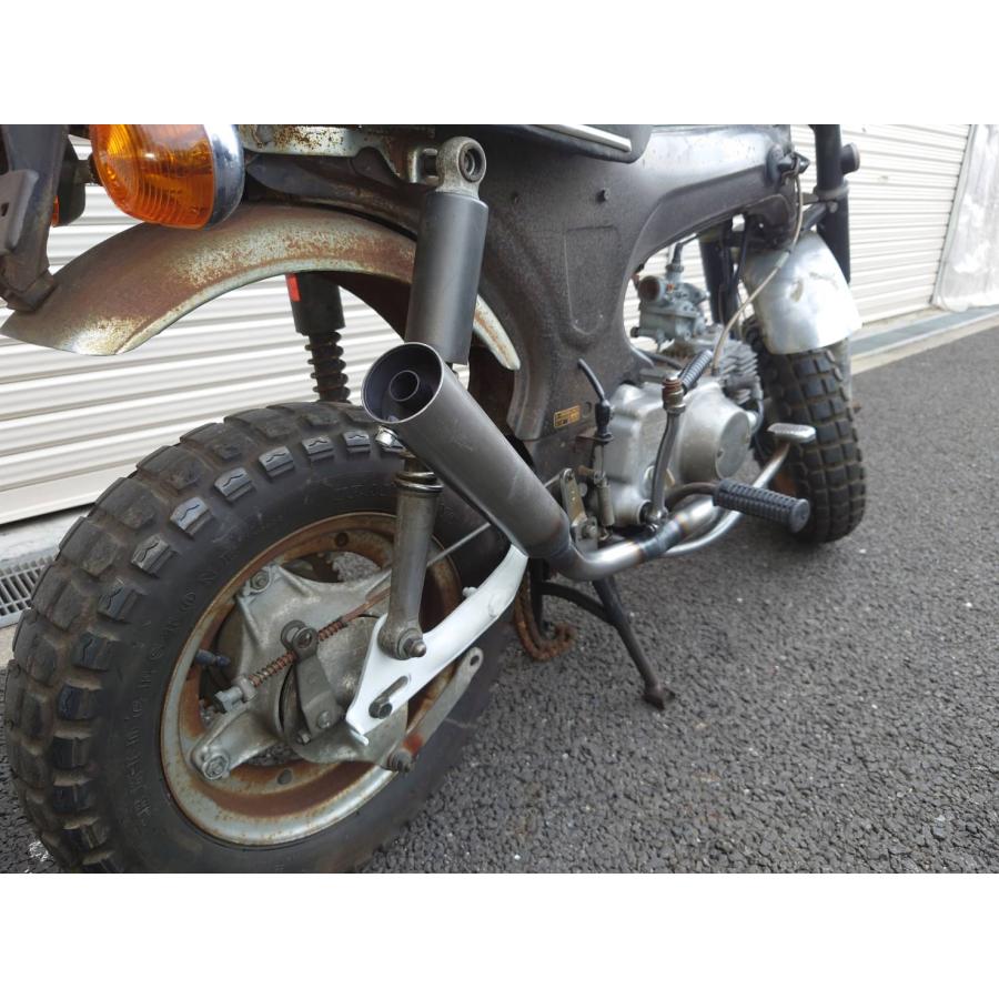ホンダ DAX50/70 ワイドホイール5.5J対応 遺憾砲マフラー 50φ 耐熱