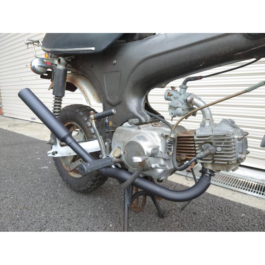ホンダ DAX50/70 ワイドホイール5.5J対応 遺憾砲マフラー 50φ 耐熱