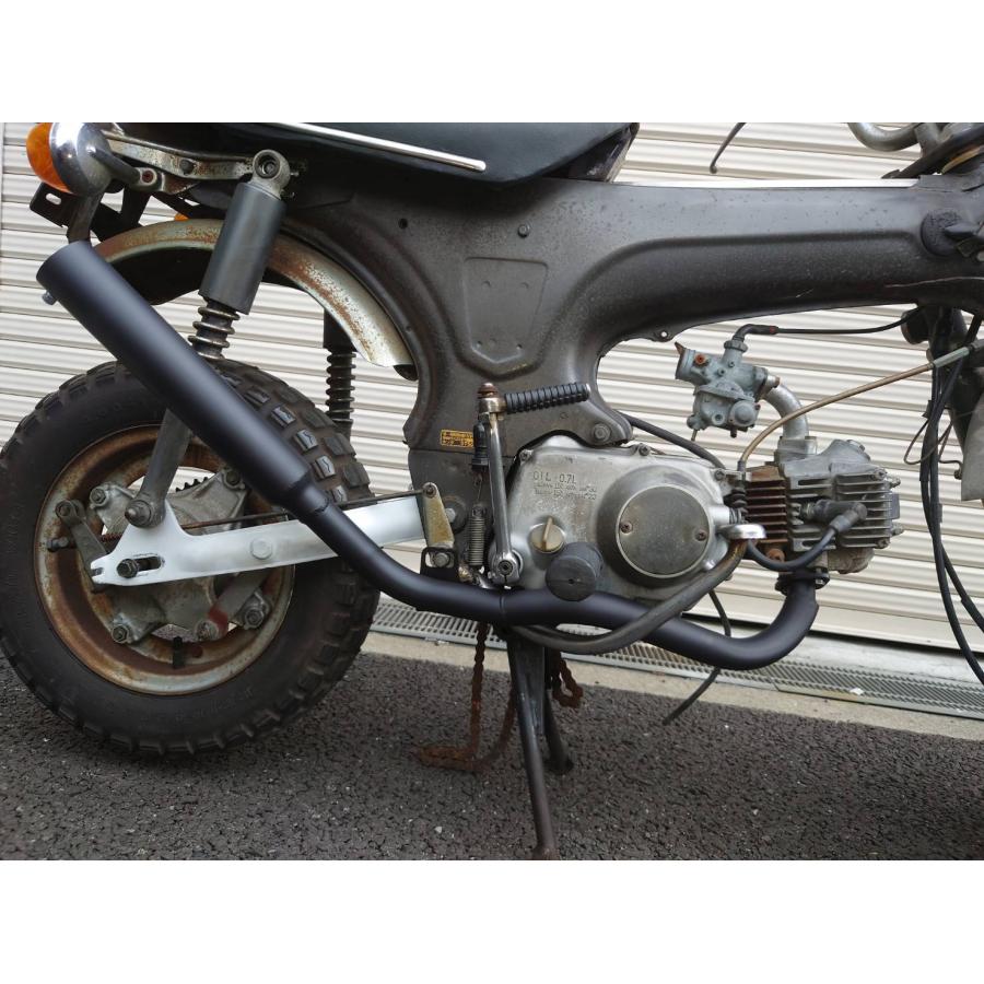 ホンダ DAX50/70 ワイドホイール5.5J対応 遺憾砲マフラー 50φ 耐熱