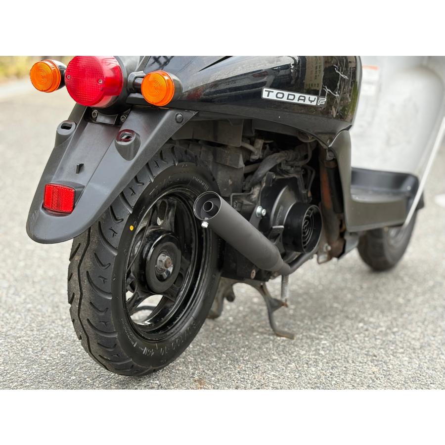 ホンダ トゥディ用マフラー ONEDAY BLACK 黒塗装 SECRETSPEED 日本製