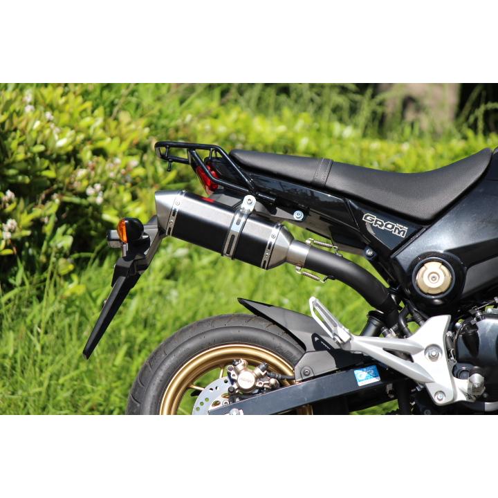 HONDA グロム125 (JC61) 1型 GROM スリップオンマフラー ブラック