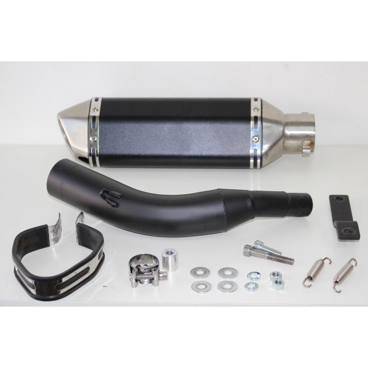 HONDA グロム125 (JC61) 1型 GROM スリップオンマフラー ブラック