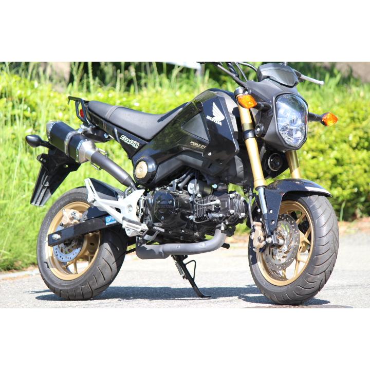 HONDA グロム125 (JC61) 1型 GROM スリップオンマフラー ブラック