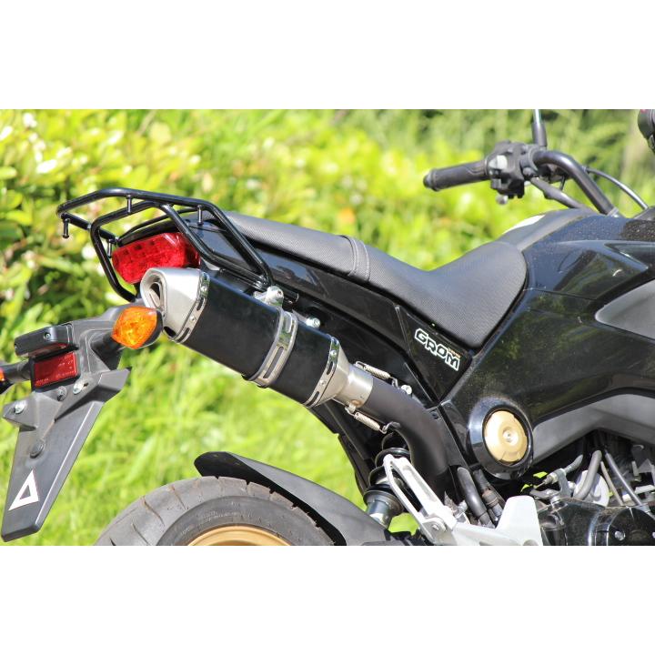 HONDA グロム125 (JC61) 1型 GROM スリップオンマフラー ブラック