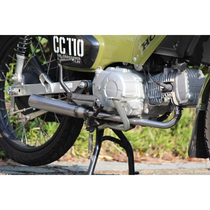 NEW クロスカブ110用マフラー BOKANOVA〈ボカノヴァ〉クリア塗装 JA45