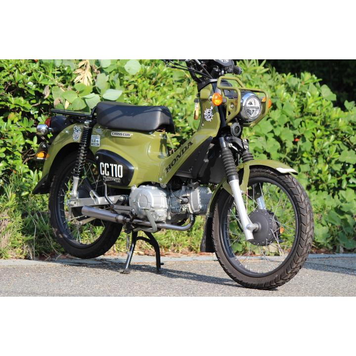 NEW クロスカブ110用マフラー BOKANOVA〈ボカノヴァ〉クリア塗装 JA45