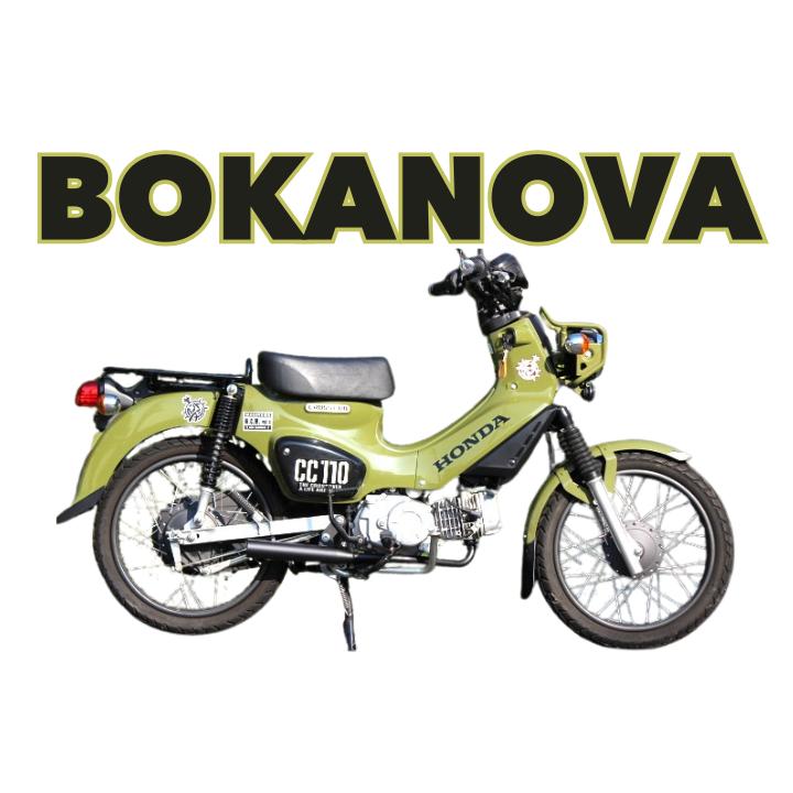 2021年式クロスカブ 110ノーマルマフラー NEW クロスカブ110用マフラー BOKANOVA〈ボカノヴァ〉ブラック塗装