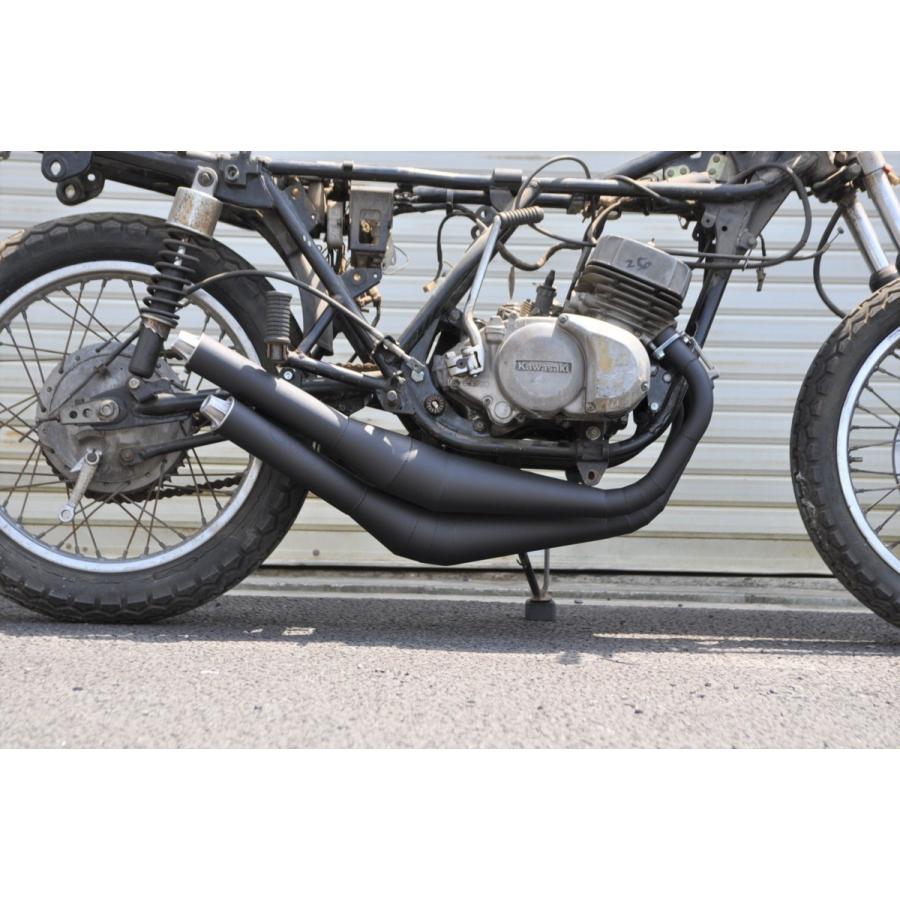 ORM製 カワサキ SS350 3本チャンバー 刻印 完全国内生産 自社製造品