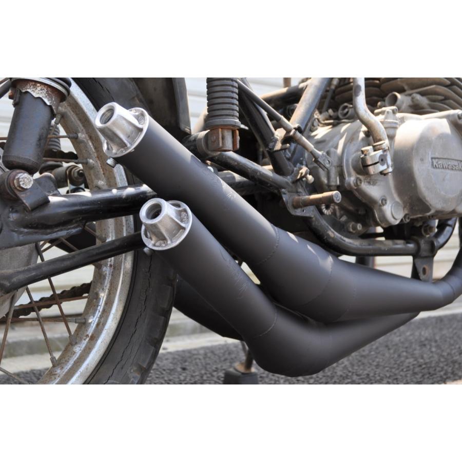 ORM製 カワサキ SS350 3本チャンバー 刻印 完全国内生産 自社製造品