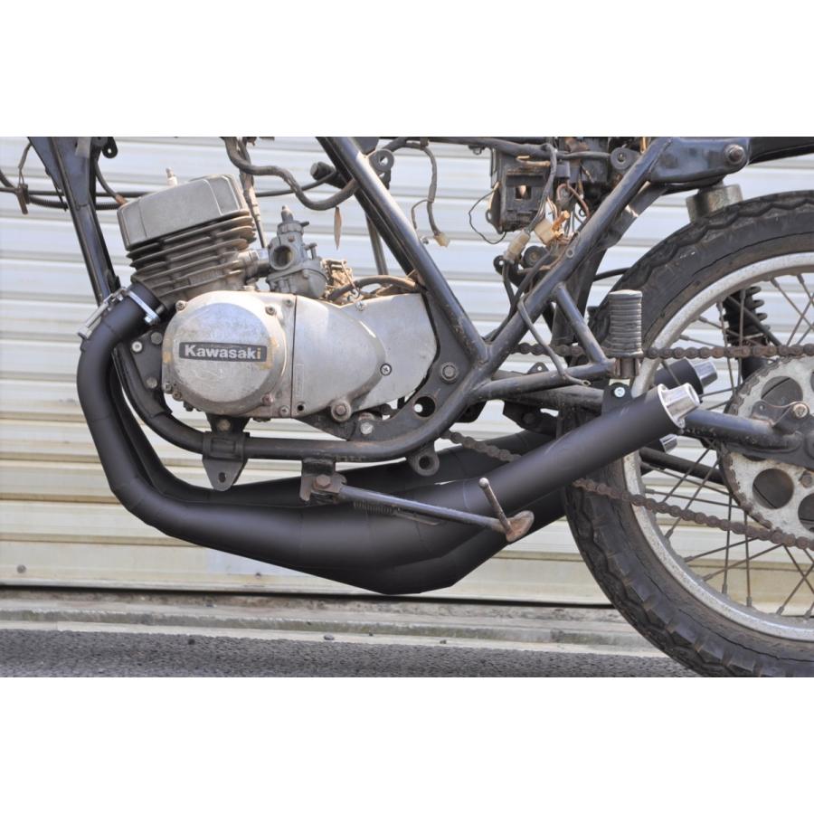 ORM製 カワサキ SS350 3本チャンバー 刻印 完全国内生産 自社製造品