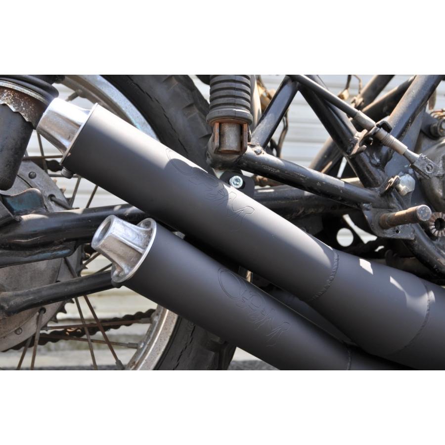 ORM製 カワサキ KH400 3本チャンバー 刻印 完全国内生産 自社製造品