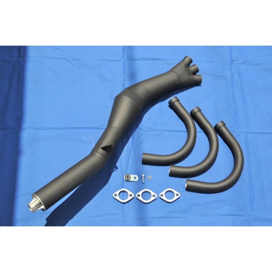 ORM製 カワサキ KH250 集合チャンバー 膨張室ワイドタイプ 刻印