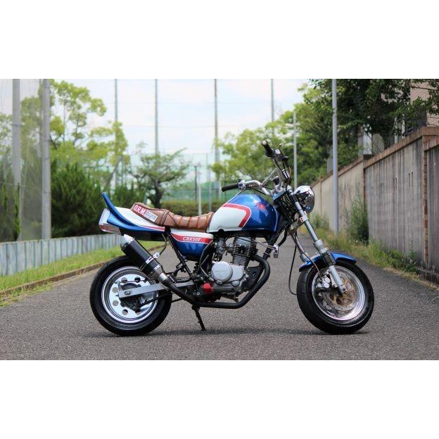 ORM製 ホンダ エイプ50・100共通 キャブ車専用 ブラック×Bマフラー