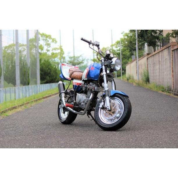 ORM製 ホンダ エイプ50・100共通 キャブ車専用 ブラック×Bマフラー