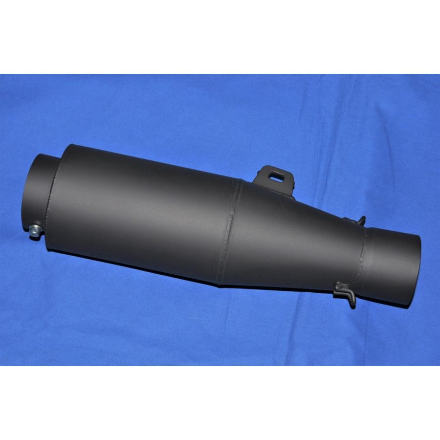 ORM製 汎用 スペンサーサイレンサー 差し込み 50.8Φ 耐熱ブラック