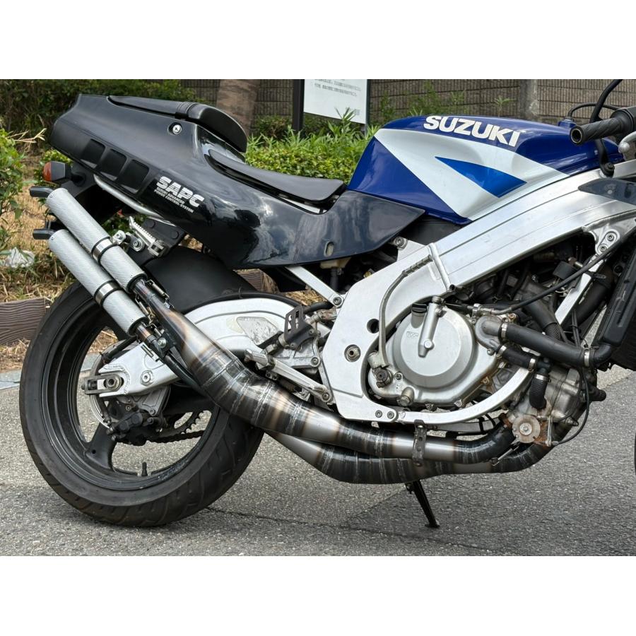 スズキ RGV250Γ 右2本出しチャンバー FANG ファング ORM 自社製造