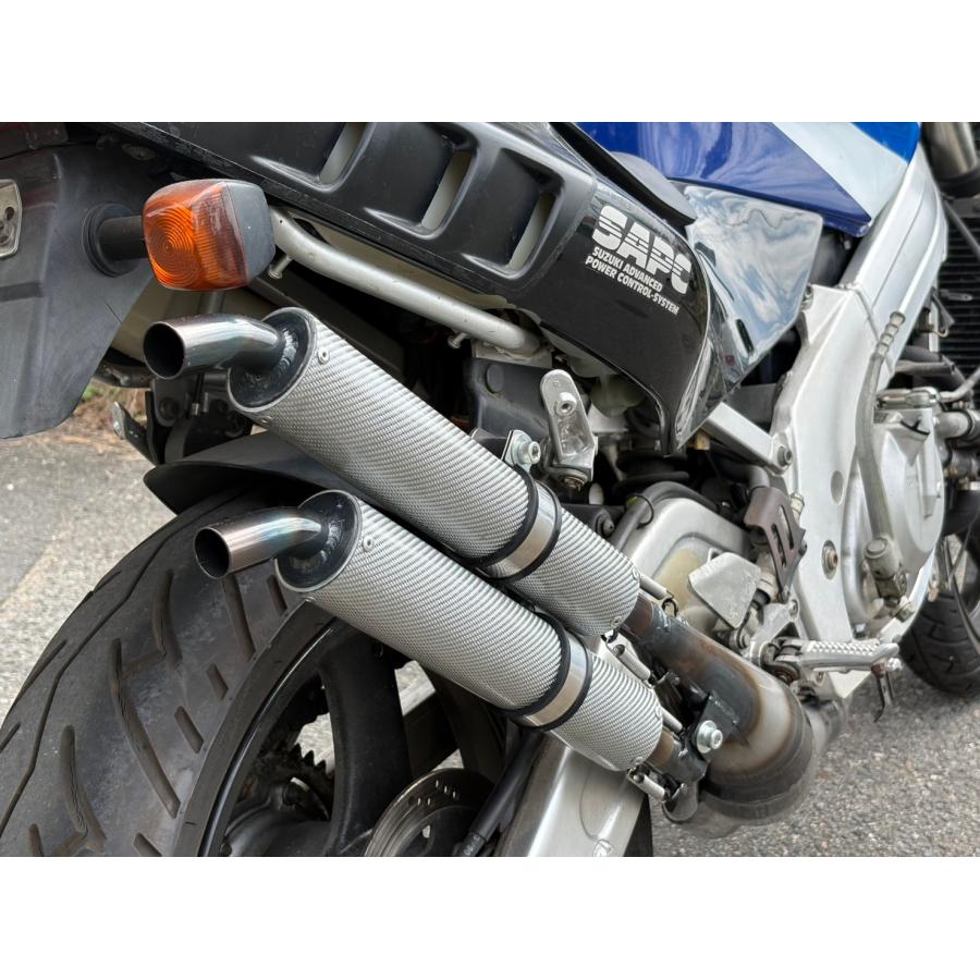 スズキ RGV250Γ 右2本出しチャンバー FANG ファング ORM 自社製造