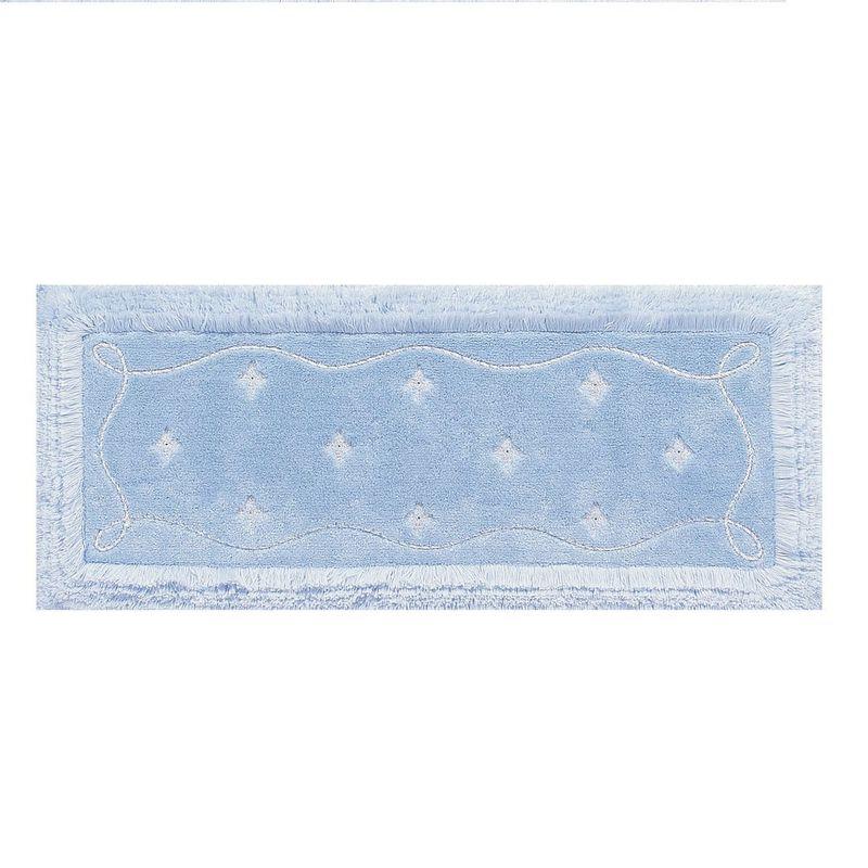 センコー NYNAS プロローグ キッチンマット 約50× 120cm ブルー ライン