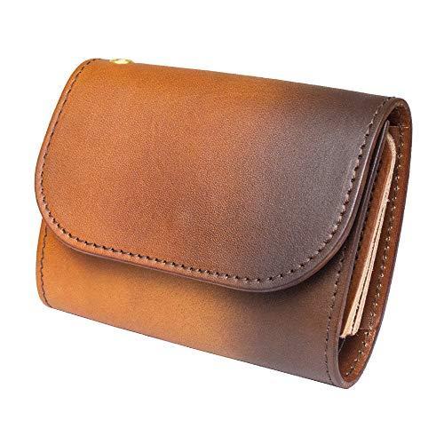 コトカル ミニ財布 小型化と実用性を両立させたお財布です 形状を工夫する事で無駄な動作を減らし中身の出し入れが容易になり お札 A B07cxh4d73 2109 コトカル レディース 本革 本革 おしゃれ お札が折れない Tomtom A B07cxh4d73 2109 長財布 ぼかし染め 土色