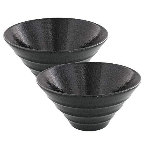 絶対一番安い どんぶり台形 ボーダー 18cm 丼 丼ぶりペアセット 和食器 黒耀 大注目 Www Aqtsolutions Com