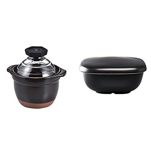 オンライン特売中 Hario ハリオ フタ が ガラスのご飯釜 1 2合 日本製 Gnr 150 B ご飯釜のおひつ 電子レンジ対応 ブラック 2合 日本製 今なら即納 Www Superavila Com