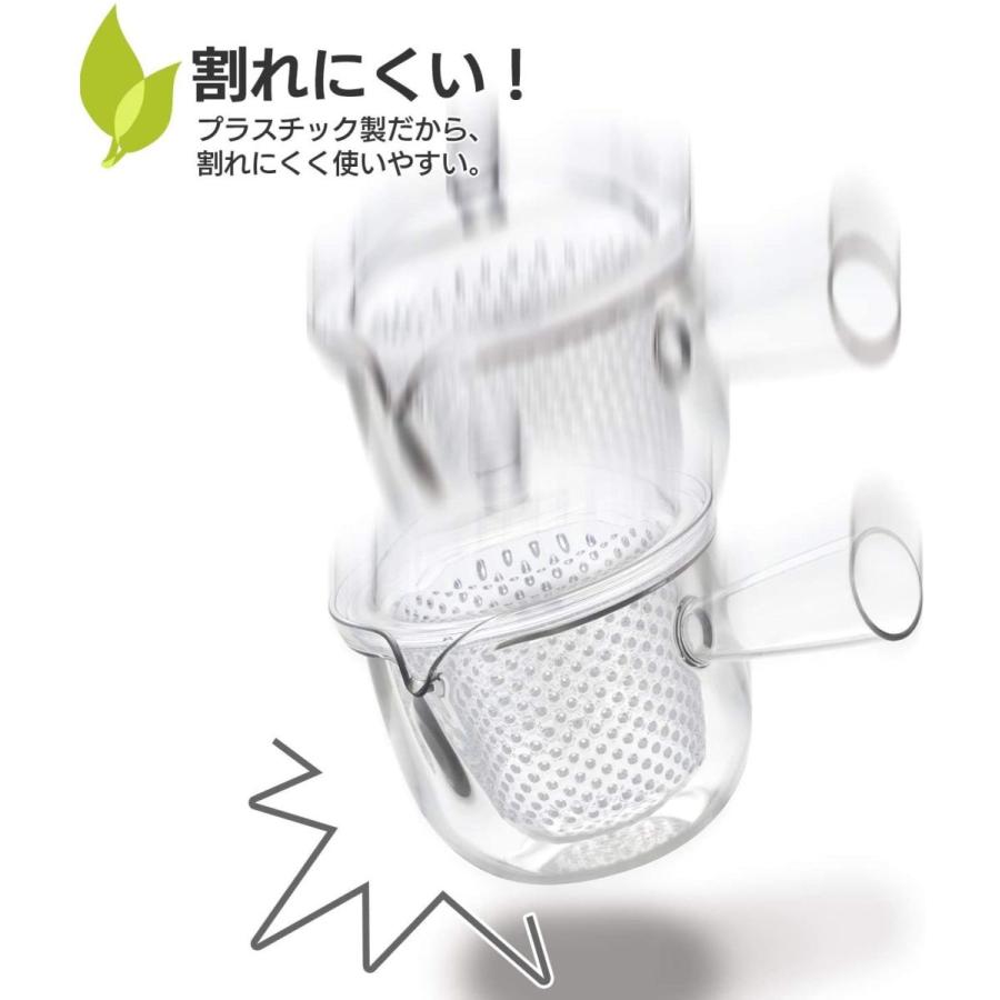 人気スポー新作 曙産業 ティーポット 水切れがよく注ぎやすい 日本製 透明でお茶