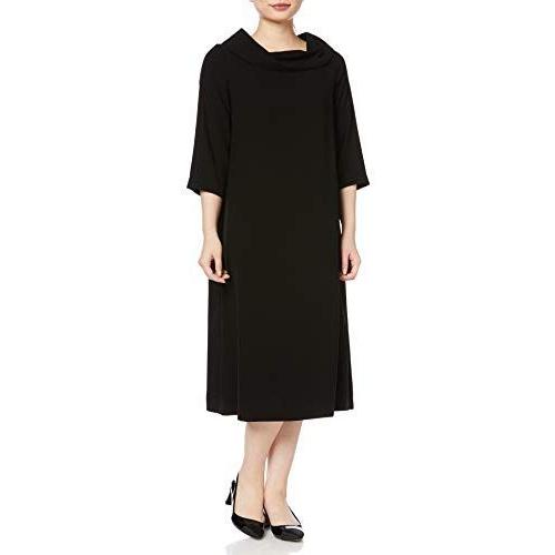 注目 ロールカラーワンピース ブラックフォーマル セシール Iラインシルエット 日本サイズl相当 L 日本 ブラック レディース 手洗いok バッグ Pharmapathway Com