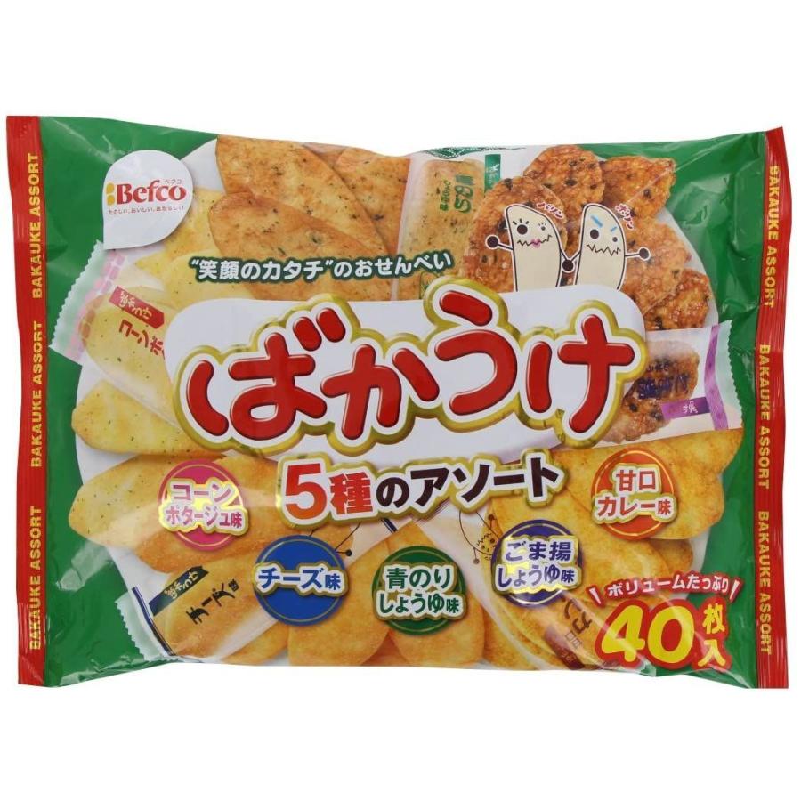 栗山米菓 ばかうけアソート 40枚入 Tomyzone 通販 Yahoo ショッピング